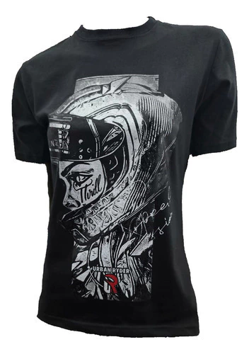 Remera Para Moto Urbana Mujer Thrill #facherizada Vxv