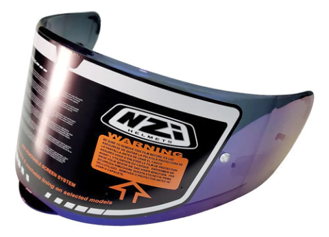 Visor Casco Nzi Eurus 2 Polarizado Espejado Tornasol Transpa