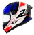 Casco Moto Mt Stinger 2 Poun A7 Azul Brillo Vxv