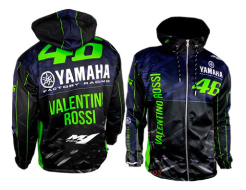 Campera Valentino Rossi Ketten Frizado Deportivo Moto Vxv