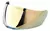 Visor Mac Ff166 Blaze Espejado Negro Dorado Azul Clear en internet