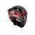 Casco Integral Nzi Trendy 3 Overtaking Antracita Rojo Mate Blanco Negro Brillo + 2 Visores + Alerón VXV - tienda online