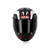 Casco Integral Nzi Trendy 3 Metal Negro Gris Rojo Mate + 2 Visores + Alerón VXV - VXV MOTOS