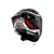 Casco Integral Nzi Trendy 3 Metal Negro Gris Rojo Mate + 2 Visores + Alerón VXV en internet