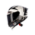 Casco Integral Nzi Trendy 3 Canadian Blanco Negro Brillo + 2 Visores + Alerón VXV - comprar online