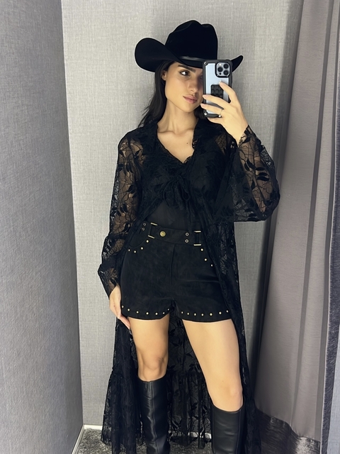 SHORTS COURO TAXAS - comprar online