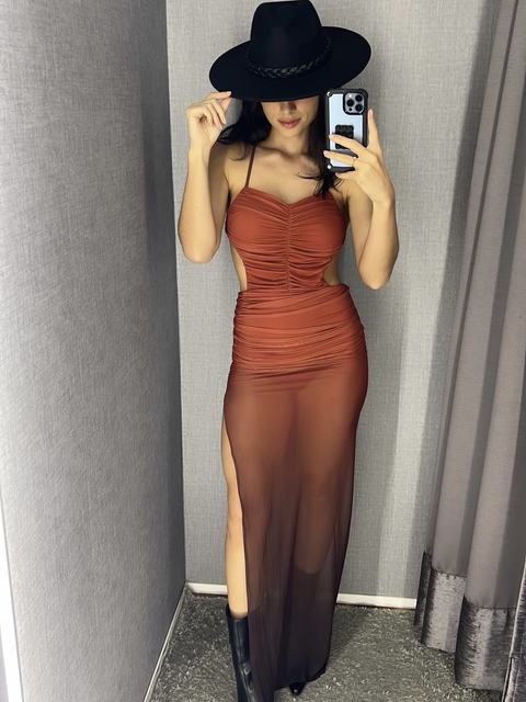 VESTIDO DEGRADE FRENTE ÚNICA - comprar online
