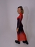 VESTIDO VERMELHO DEGRADE - comprar online