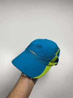 Boné kalenji azul com verde
