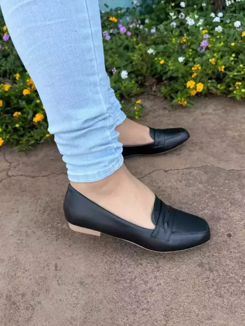 Mocassim Feminino Preto