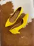 Scarpin Feminino Salto Baixo 5cm Amarelo