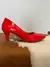 Scarpin Feminino Salto Baixo 5cm Vermelho
