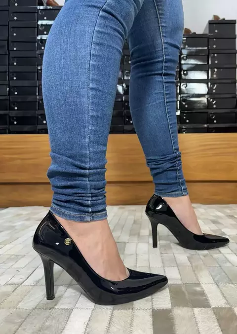 Scarpin 9cm Preto