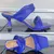 Tamanco salto apito 5cm Azul Bic - comprar online