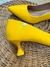 Scarpin Feminino Salto Taça 5cm Amarelo - comprar online