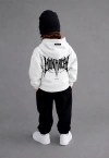 BLUSA MOLETOM OVERSIZED KIDS 3 CABOS MONARCHY GELO