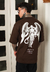 CAMISETA OVERSIZED ANJO CELESTIAL MARROM - loja online