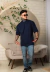 CAMISETA OVERSIZED GOLA ALTA BORDADA GLORIOUS na internet