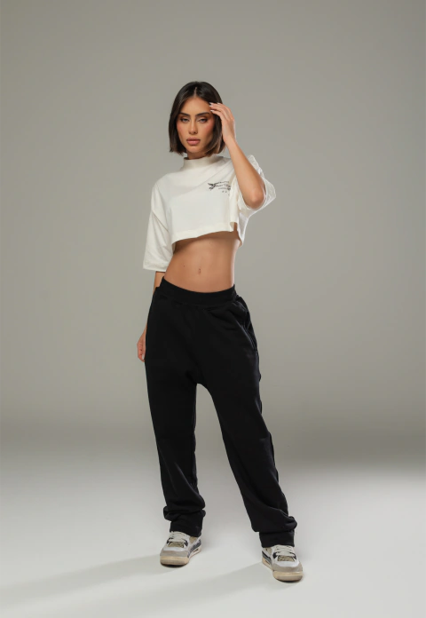 CALÇA MOLETOM BASIC RETA DMUNIZ - comprar online