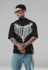 CAMISETA OVERSIZED GOLA ALTA UNDERDOG MALHA GOLD