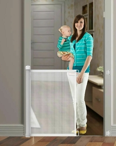 Puerta de Protección Seguridad bebes niños mascotas blanco