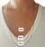 CADENA FORCET POR 60cm DIAMANTADA UNISEX / PLATA 925 en internet