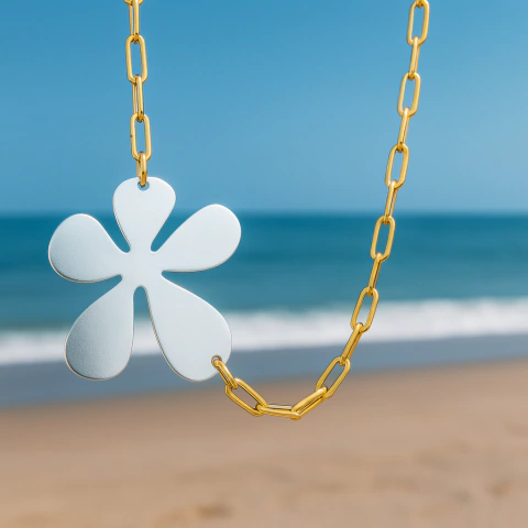 COLAR CURTO GERBERA - comprar online