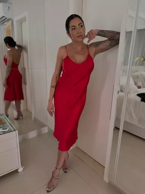 Camisola em cetim