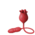 Vibrador em formato de rosa vai e vem de