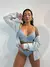 Lingerie azul sem bojo