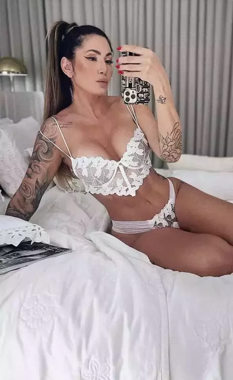 Lingerie Branco com bojo