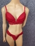 Lingerie vermelha com bojo