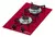 Anafe a gas (natural) Chamalux 2 Bocas ultra chama rojo 110V/220V