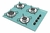 Anafe a gas (envasado) Chamalux 4 bocas ultra chama verde 127V/220V