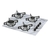 Anafe a gas (envasado) Chamalux 4 bocas ultra chama mármol blanco 127V/220V