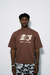 REMERA BOXY HELL - BROWN en internet