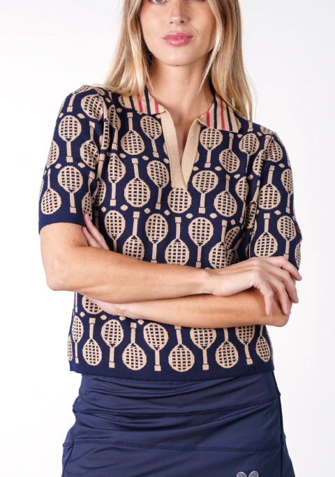 Polo Jacquard MARTINA - comprar online