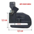 Trava Cadeado De Freio Disco Com Alarme Sonoro Para Moto Luatek - comprar online