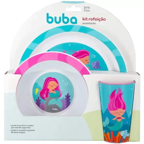 KIT REFEIÇÃO AVENTURAS – SEREIA - BUBA