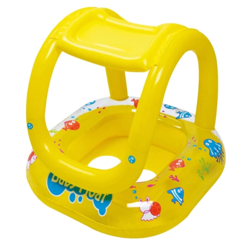 BOIA INFLÁVEL QUADRADA TIPO FRALDA - COM COBERTURA - BRIZI