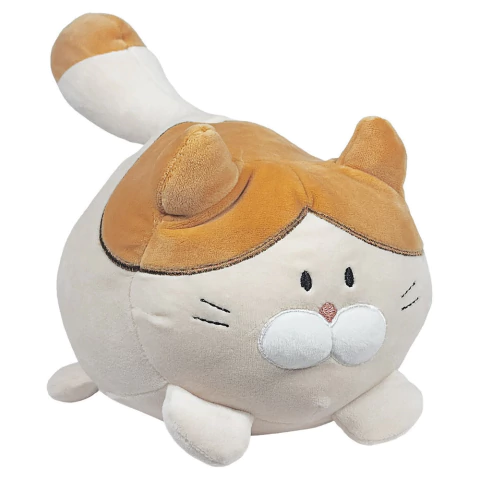 PELUCIA GATO GORDINHO - KAWAII- CREME - FIZZY
