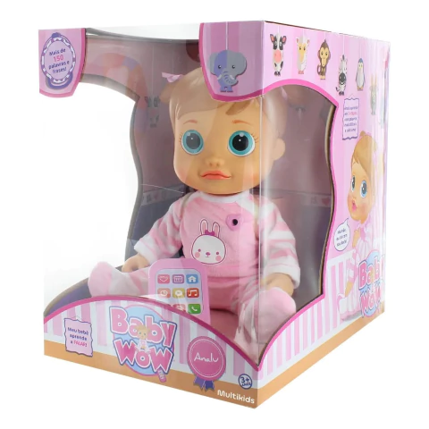 BONECA INTERATIVA BABY WOW ANALU - MULTIKIDS