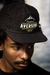 Boné Aversion Snapback Desestruturado Aba Reta Preto - Model Outdoor