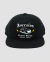 Boné Aversion Snapback Desestruturado Aba Reta Preto - Model Custom - Aversion Outfits Co. | Streetwear Exclusivo e Autêntico | Desde 2011
