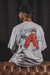 Camiseta T-shirt Aversion Oversized Unissex Branca - Model Cartoon - Aversion Outfits Co. | Streetwear Exclusivo e Autêntico | Desde 2011