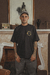 Camiseta T-shirt Aversion Oversized Unissex Preta - Model Tiger - Aversion Outfits Co. | Streetwear Exclusivo e Autêntico | Desde 2011