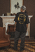 Camiseta T-shirt Aversion Oversized Unissex Preta - Model Tiger - loja online