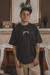 Camiseta T-shirt Aversion Oversized Unissex Preta - Model Fury