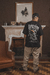 Camiseta T-shirt Aversion Oversized Unissex Preta - Model Fury - loja online