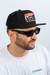 Imagem do Boné Aversion Snapback Aba Reta Preto - Model Hello
